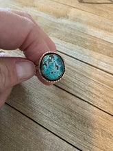 Load image into Gallery viewer, Rose Gold and Turquoise Ring
