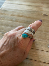 Load image into Gallery viewer, Turquoise Feather Wrap Ring