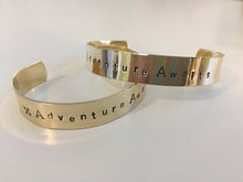Load image into Gallery viewer, Adventure Awaits cuff
