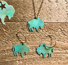 Load image into Gallery viewer, Mini Buffalo Necklace or Earrings