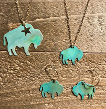 Load image into Gallery viewer, Mini Buffalo Necklace or Earrings
