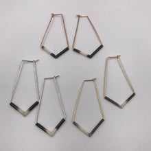Load image into Gallery viewer, Kite Hoops-Porcupine Quill Earrings