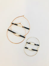Load image into Gallery viewer, Hoops-Porcupine Quill Earrings