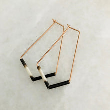 Load image into Gallery viewer, Kite Hoops-Porcupine Quill Earrings