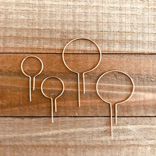 Load image into Gallery viewer, Stark threader hoops-Large