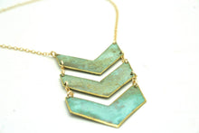 Load image into Gallery viewer, Triple Chevron Necklace