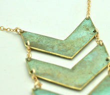 Load image into Gallery viewer, Triple Chevron Necklace