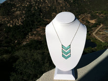 Load image into Gallery viewer, Triple Chevron Necklace