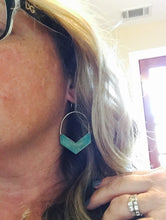 Load image into Gallery viewer, Single Chevron Earrings
