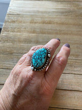 Load image into Gallery viewer, Webbed Turquoise Ring
