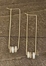 Load image into Gallery viewer, Rectangle hoop earrings
