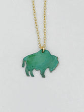 Load image into Gallery viewer, Mini Buffalo Necklace or Earrings

