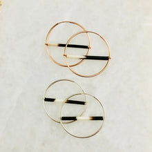 Load image into Gallery viewer, Hoops-Porcupine Quill Earrings
