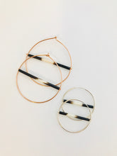 Load image into Gallery viewer, Hoops-Porcupine Quill Earrings
