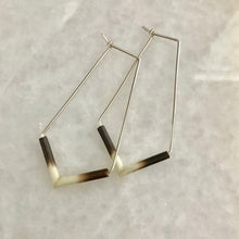 Load image into Gallery viewer, Kite Hoops-Porcupine Quill Earrings
