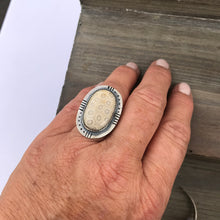 Load image into Gallery viewer, Fiji-Fossilized Coral Ring
