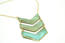 Load image into Gallery viewer, Triple Chevron Necklace
